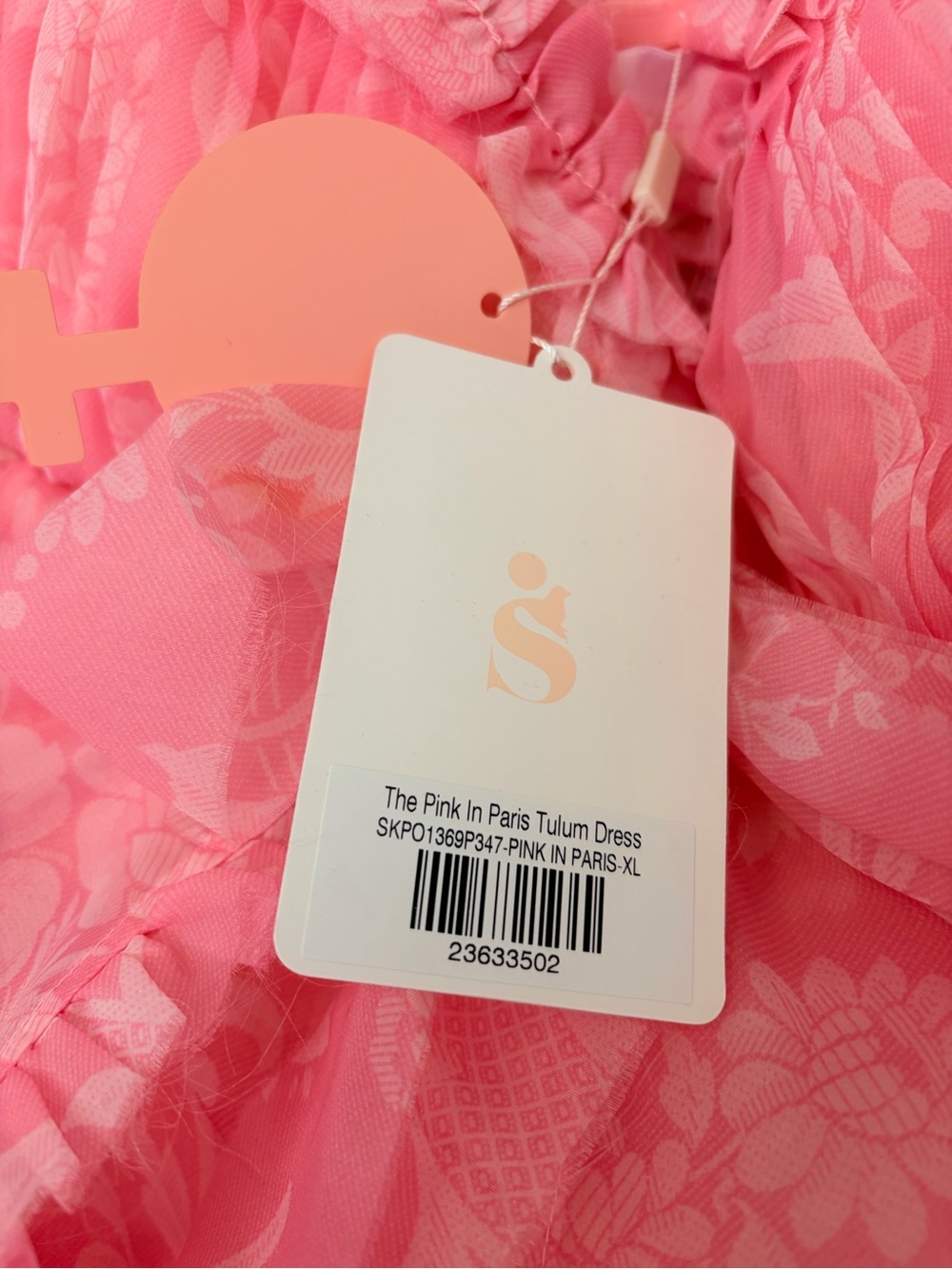 NWT Selkie XL The Pink in Paris Tulum Dress - Picture 2 of 9